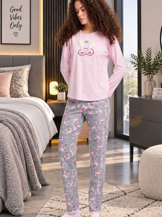 Minerva Winter Women's Cotton Pyjama Set Minerva Winter Women's Cotton Pyjama Set