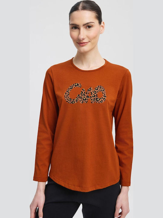 Minerva Minerva Damen Schlafanzug Set Baumwollene Keramik