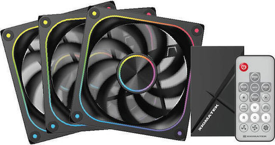 Corsair Infinity J22A Вентилатор за кутия 120mm (1500rpm / 40.6cfm) с RGB Осветление 3бр