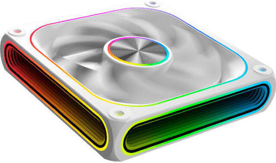 Corsair Infinity J22A Вентилатор за кутия 120mm (1500rpm / 40.6cfm) с RGB Осветление 3бр Сиви