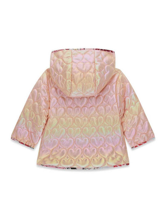 Kids Casual Jacket Short Pink