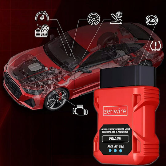 Zenwire Διαγνωστικό Αυτοκινήτου ELM 327 OBD 2 με Bluetooth
