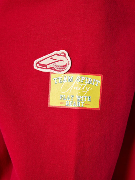 Women's Hooded Sweatshirt Red