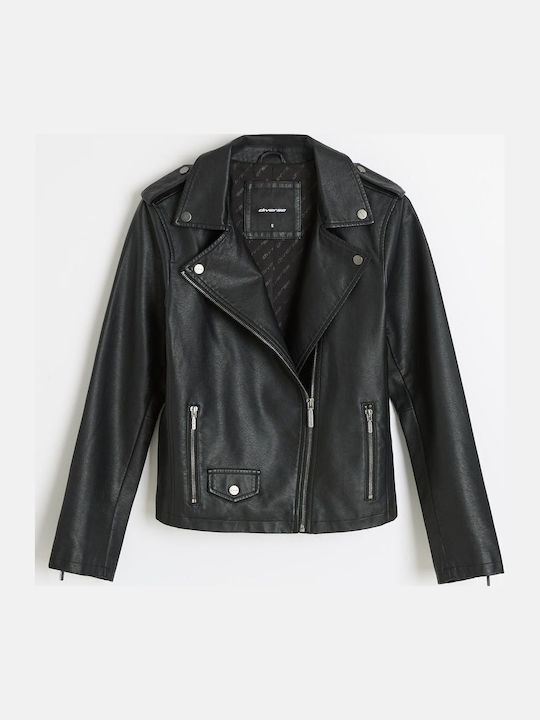 Lunika 264 Γυναικείο Biker Jacket Μαύρο