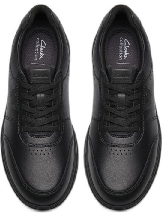Leather Men's Casual Shoes Black