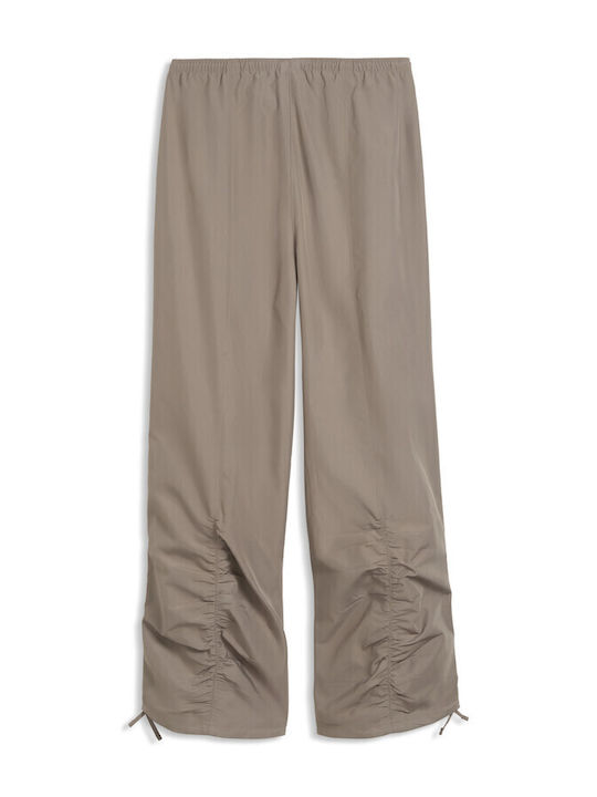 Pantaloni de trening țesuți bej