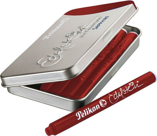 Pelikan Edelstein Ersatz- und Füllfederhaltertinten für Füllfederhalter Rote 1.4ml