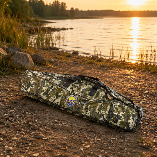Husă pentru undițe Digital Camuflaj 80 Cm