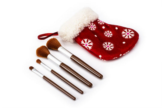 Tri-Coastal Design Комплект с Четки за Грим Xmas 4 Бройки