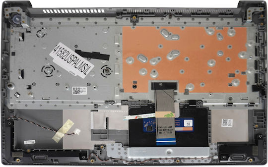 Tastatură Laptop Keyboard Palmrest Lenovo Ideapad 3-15ada05 81w1 3-15iml05 81wb 81wr 3-15are05 81w4 3-15iil05 81we 3-15igl05 81wq 5cb1d03689 US Argintiu Κωδ.41582uspalmsil