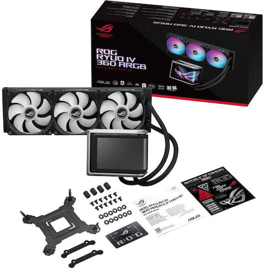 Asus ROG Ryuo IV 360 ARGB Wasserkühlung AIO CPU mit 3 Lüfterabmessung 120mm