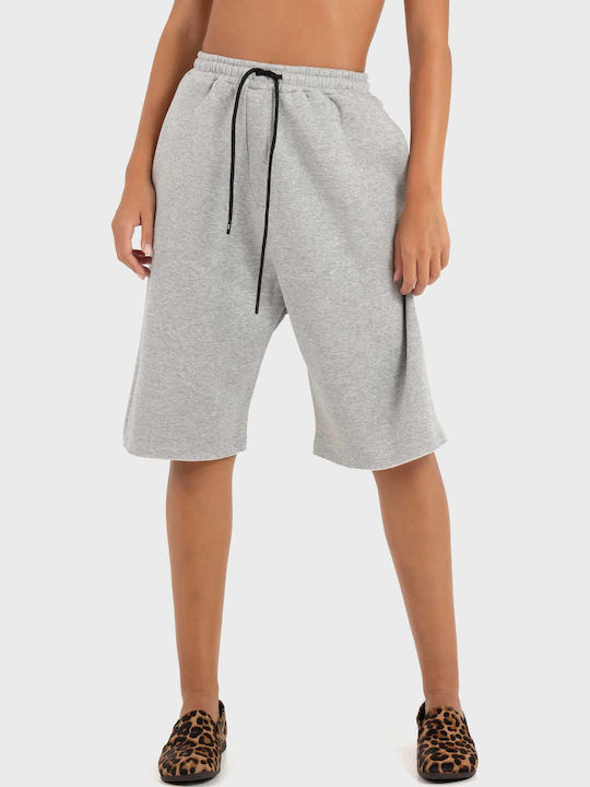 Damen Bermudas Grau