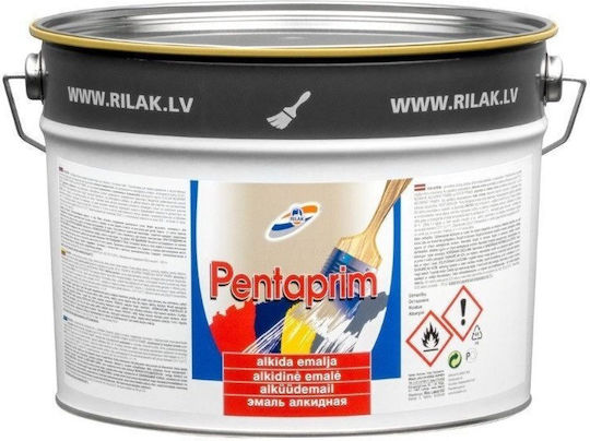Rilak Pentaprim 10lt Λευκό Γυαλιστερό