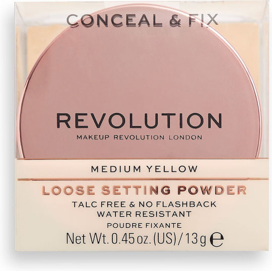 Revolution Beauty Conceal & Fix Setting Powder Medium Yellow 13gr