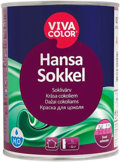 VivaColor Acryl Hansa Sokkel 0.9lt Hansa Sokkel Matt