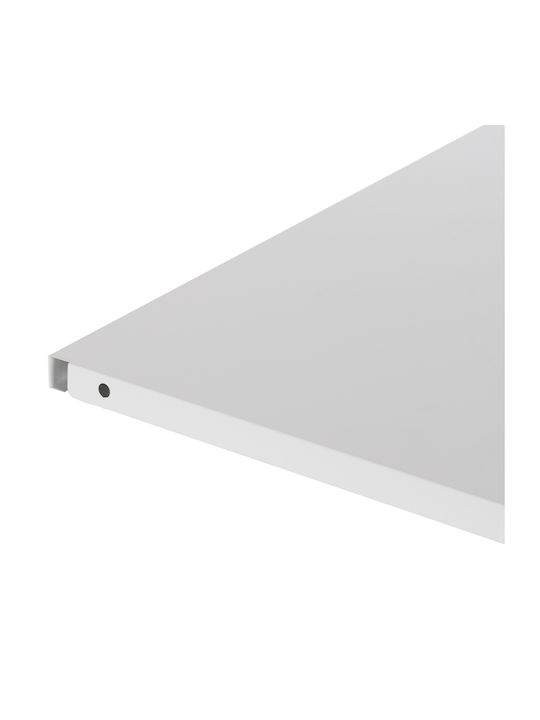 HomeMarkt Rectangular Wardrobe Shelf Made of Metal in Grey Colour 35.5x44cm HM6317