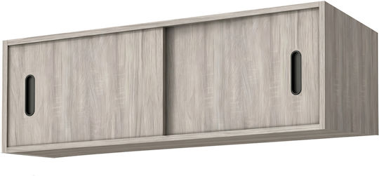 Δίφυλλη Ντουλάπα Συρόμενη με Πατάρι 160x55x250cm
