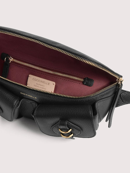 Δερμάτινη Γυναικεία Crossbody Τσάντα Noir