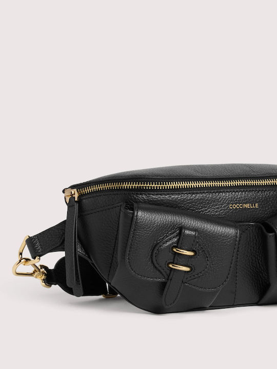 Δερμάτινη Γυναικεία Crossbody Τσάντα Noir