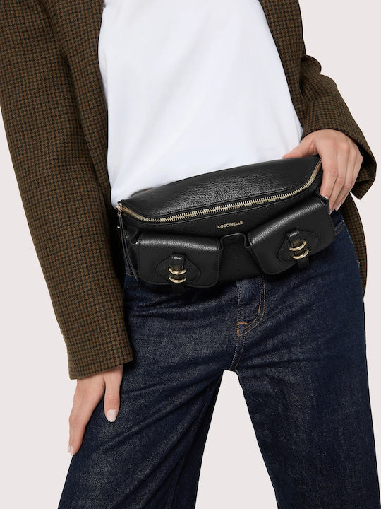 Δερμάτινη Γυναικεία Crossbody Τσάντα Noir