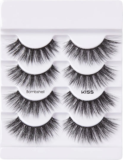 Bombshell Multi X4 Strip Lashes Kiss