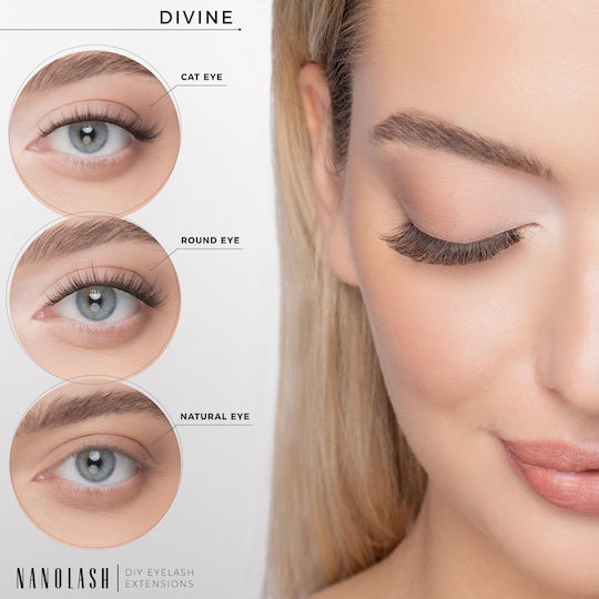 Набор за изкуствени мигли Nanolash Divine 5 броя