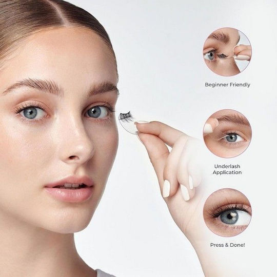 Kiss ImPRESS Easy Tab Press-on Τουφάκια Lengthening Μαύρα