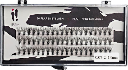 Ibra C-13mm Double Knot-free Μαγνητικά Extensions 0.07 Μαύρα 60τμχ
