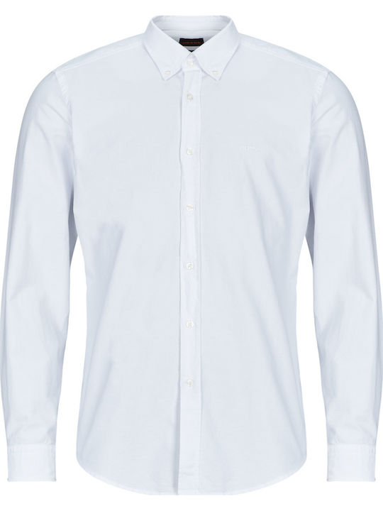 Long Sleeve Shirt in Regular Fit White