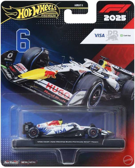 Formula 1 Hot Wheels Premium Die-cast Vehicle Scale 1/64 Visa Cash App Racing Bulls F1 Team