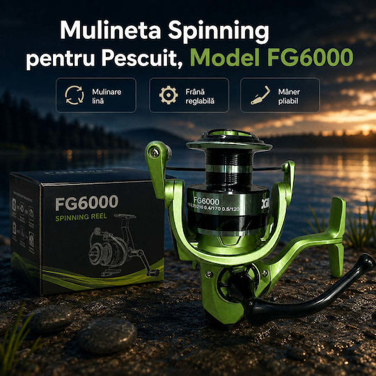 Mulinetă de pescuit pentru Spinning