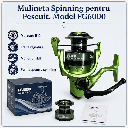 Mulinetă de pescuit pentru Spinning