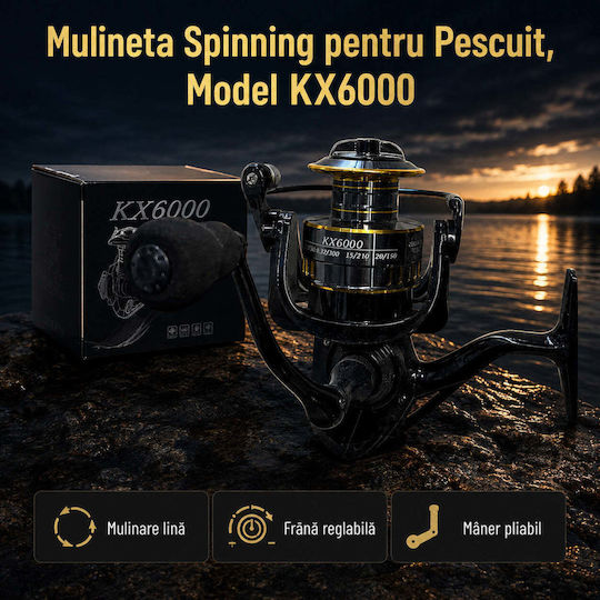 Mulinetă de pescuit pentru Spinning
