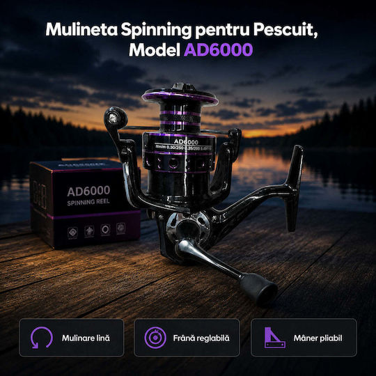 Mulinetă de pescuit pentru Spinning