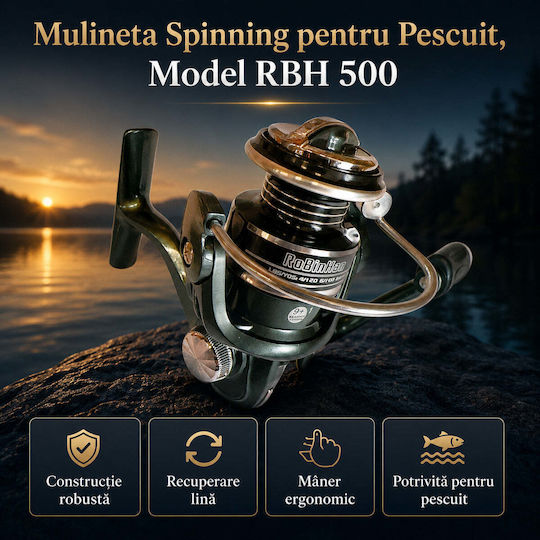 500 Mulinetă de pescuit pentru Spinning