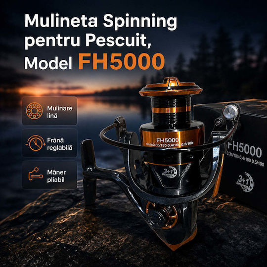 Mulinetă de pescuit pentru Spinning