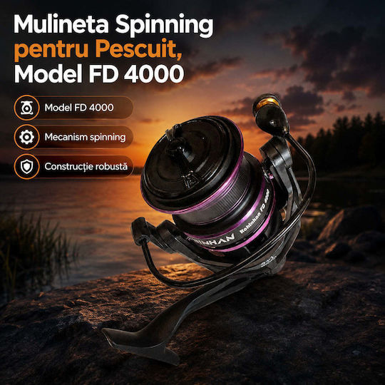 4000 Mulinetă de pescuit pentru Spinning