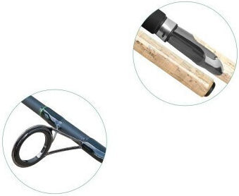 Baracuda Καλάμι Ψαρέματος για Spinning / Casting 2.4m 187gr