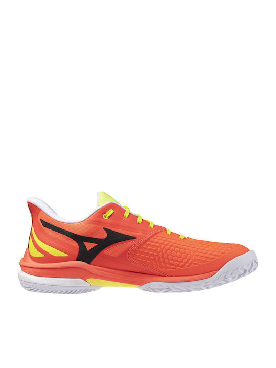Mizuno Wave Exceed Tour Ανδρικά Παπούτσια Padel Πορτοκαλί