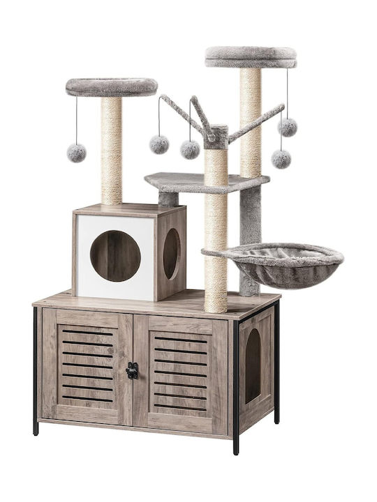 Hoobro Kratzbaum Katzenbaum Beige 70x48x132cm