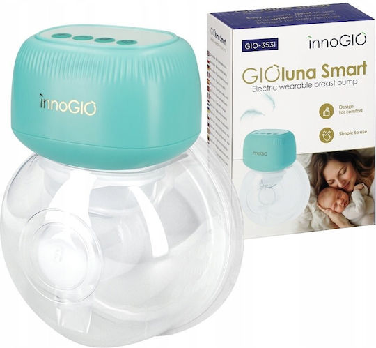 innoGio GIOluna Smart Електрическа Единична Помпа за Кърма С Батерия Бяла GIO-353I