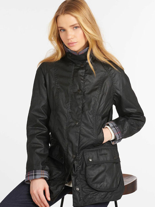 Beadnell Women's Short Lifestyle Jacket Waterproof for Winter Black