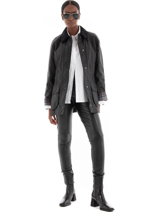 Beadnell Women's Short Lifestyle Jacket Waterproof for Winter Black