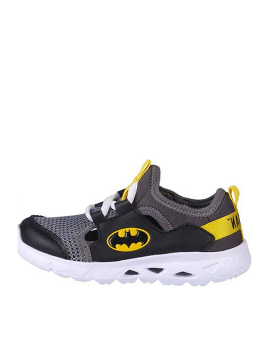 Batman Kids Sneakers with Lights Black
