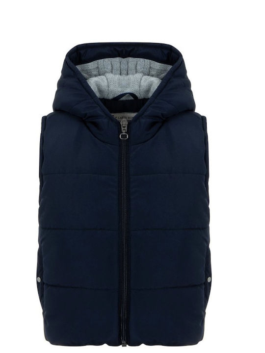 Kinderjacken & Winterjacken Lässig Ärmellos Kurze mit Kapuze Blau