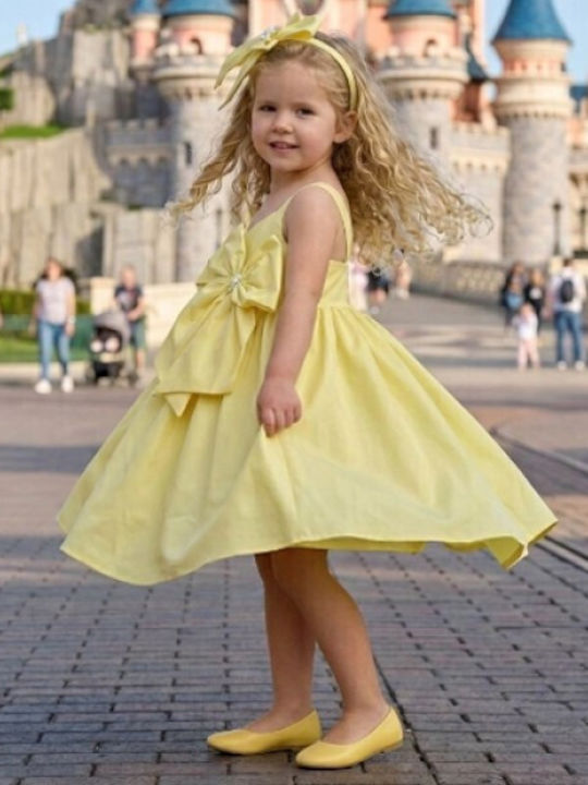 Mi Chiamo Gelbes Taufkleid K4822