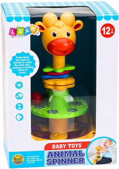 Lean Toys Въртящ се връх за 6+ Месеца