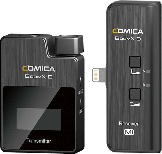 Comica BoomX-D MI1 Комплект Безжичен Микрофон с Поставка Журналистически