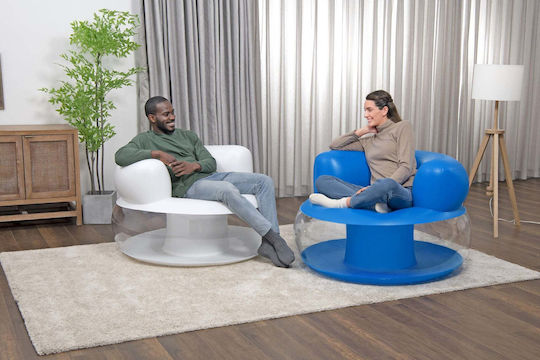 Bestway Inflatable White Armchair
