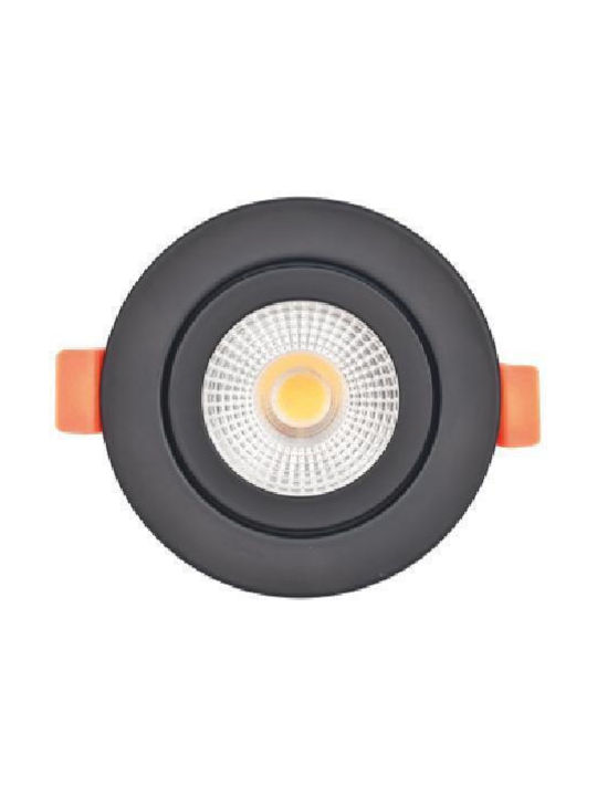 Inlight Spot încastrat metalic cu dulie GU10 negru Inlight Spot încastrat metalic cu dulie GU10 negru